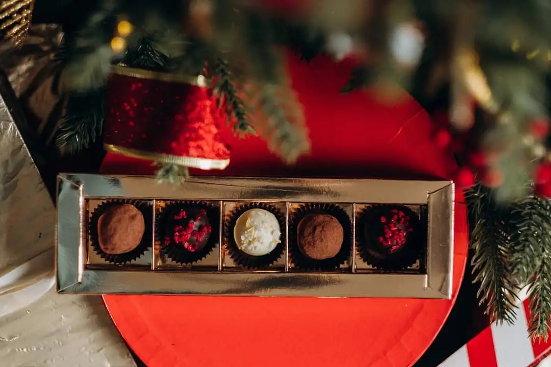 Подарочный набор шоколадных трюфелей, 5 шт.